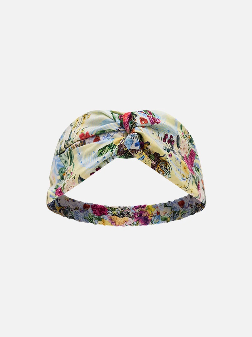 Camilla “Flor Fantastica” silk floral boho hippie twist headband Anthropologie